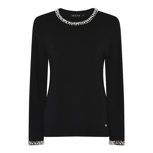 Micha Sweater with Pearl Details