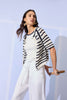 Oui Stripped Knit Sweater