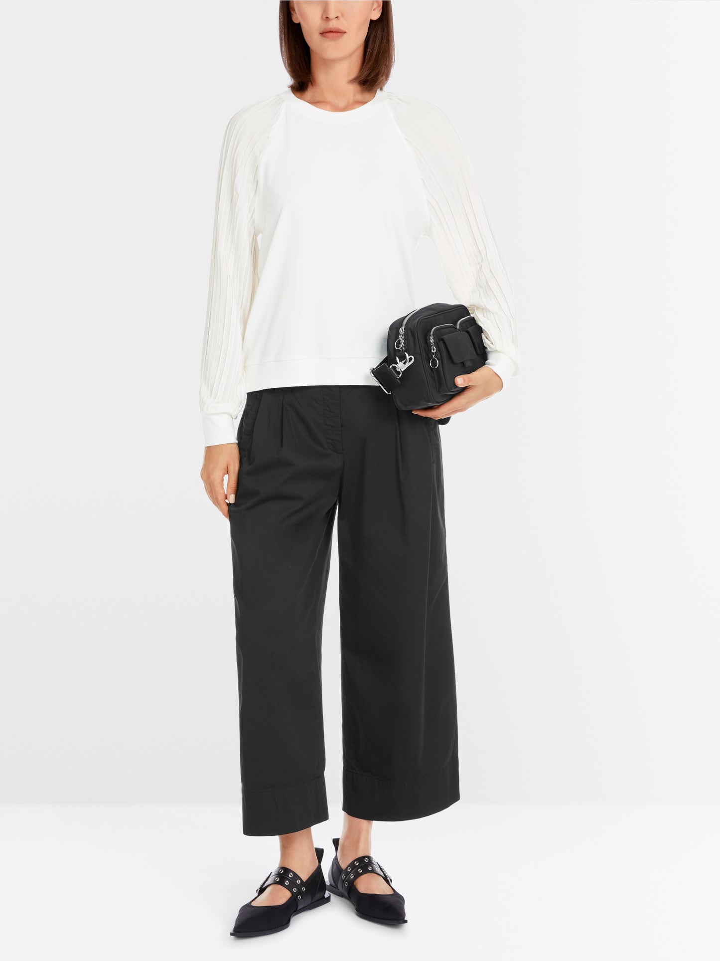 Marc Cain Sport Pleated Sleeve Blouse