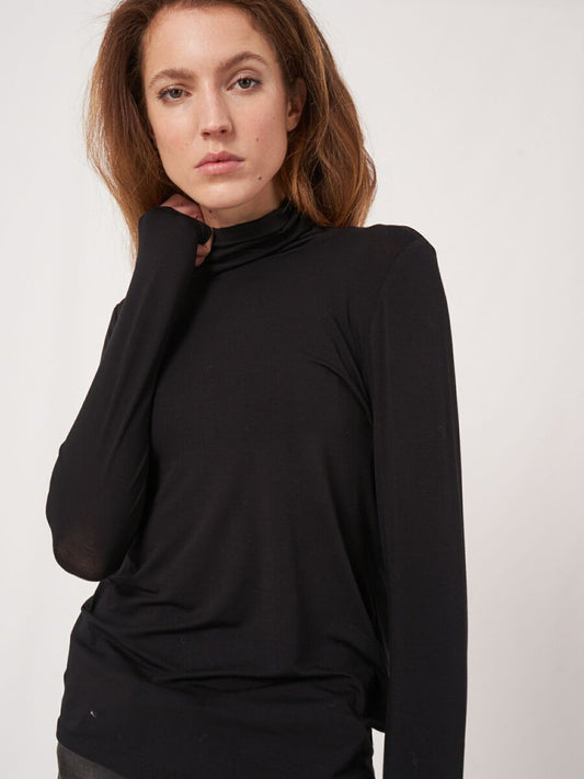 Repeat Jersey Turtleneck