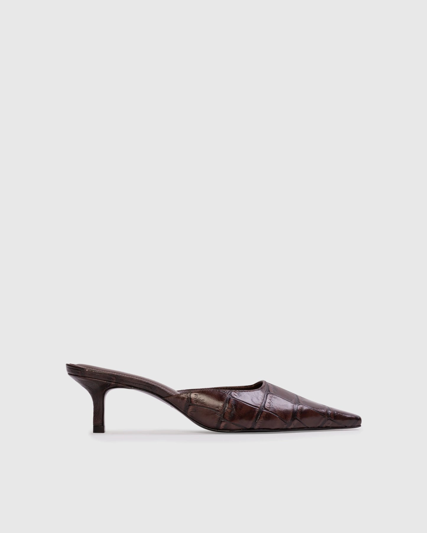 Black Suede Studio Riley Mule