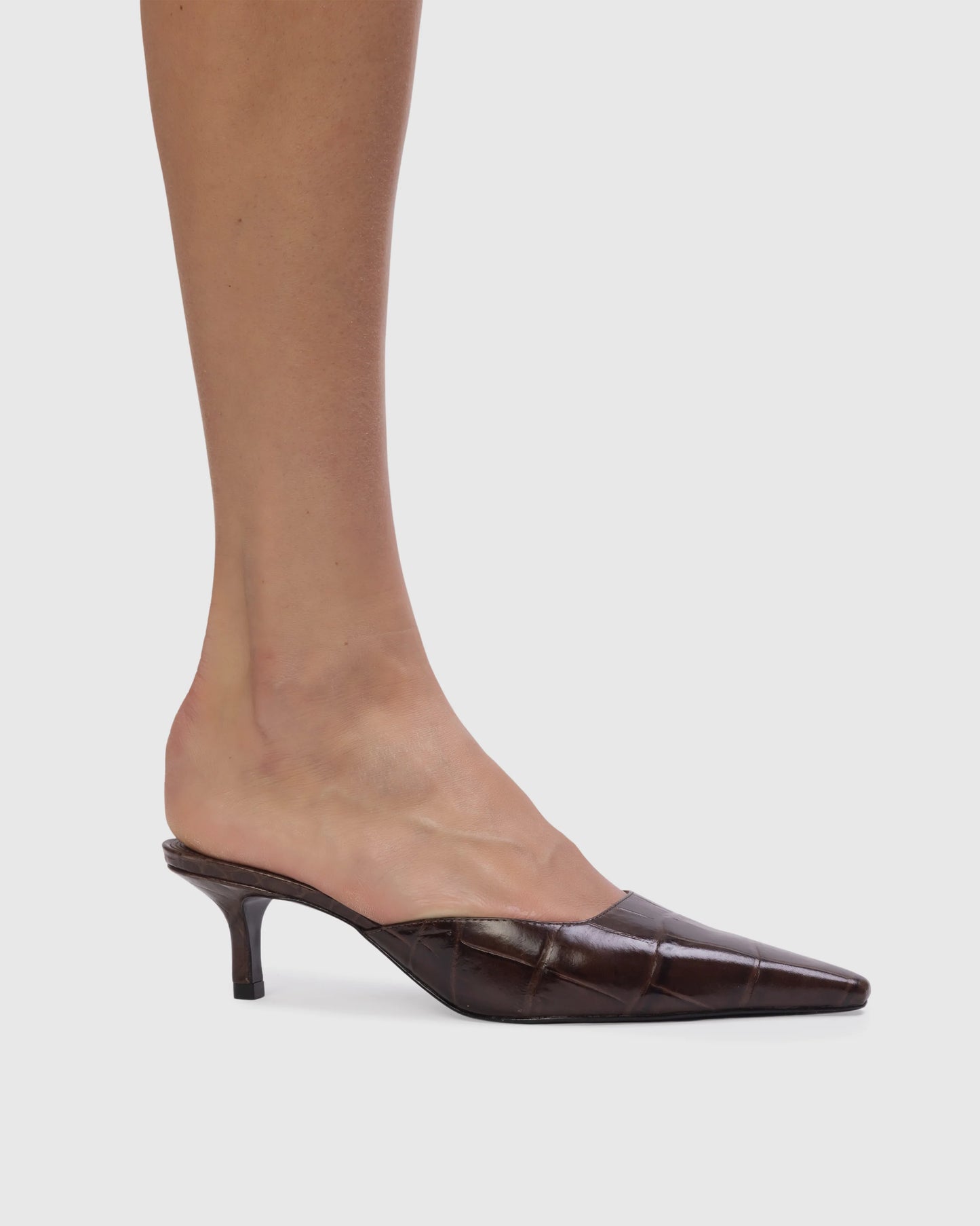 Black Suede Studio Riley Mule