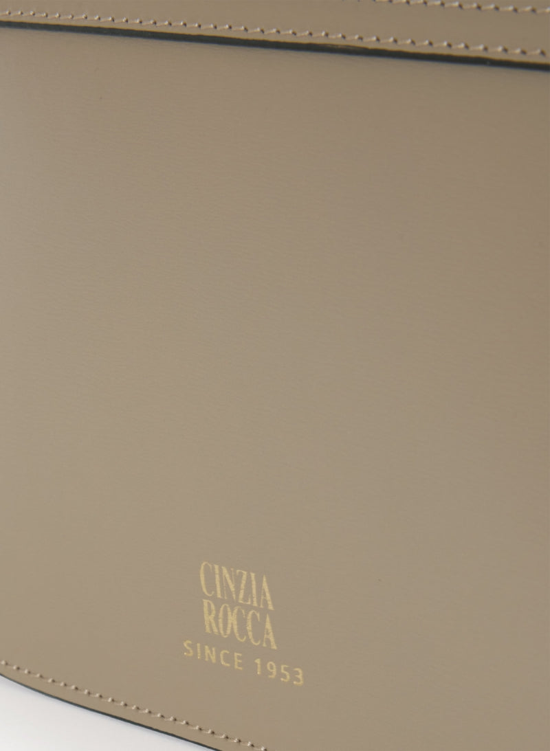 Cinzia Rocca Smooth Leather Shoulder Bag