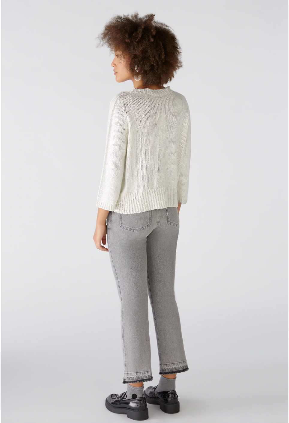 Oui Cotton Blend Sweater