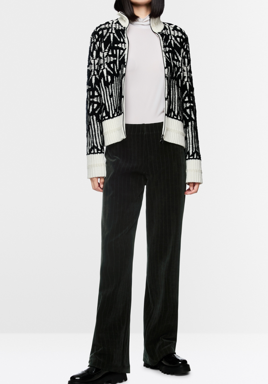 Marc Cain Chenille Wide Leg Trouser