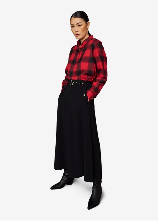 Riani Lumberjack Check Blouse