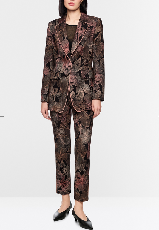 Marc Cain Floral Scuba Blazer