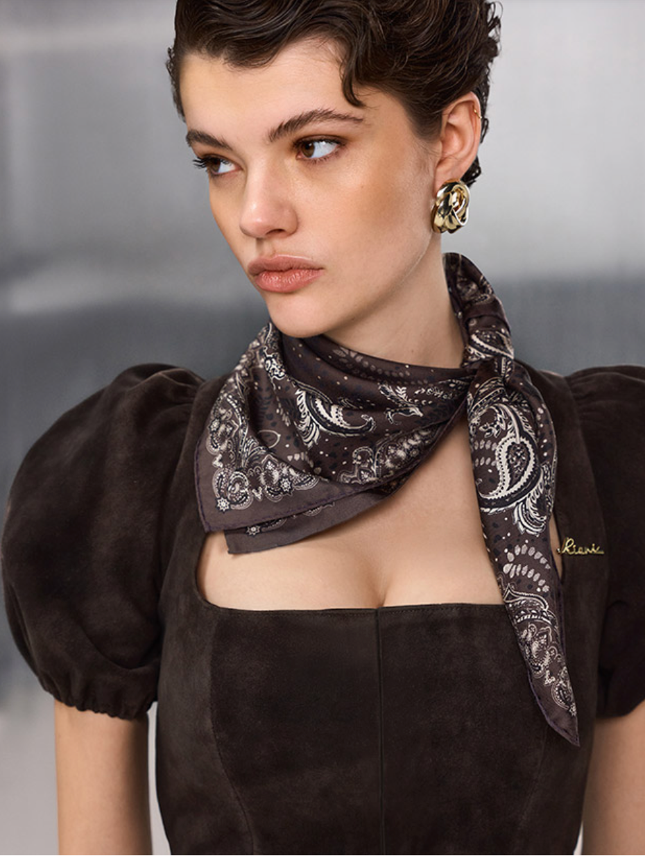 Riani Paisley Silk Scarf