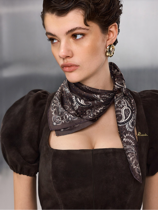 Riani Paisley Silk Scarf
