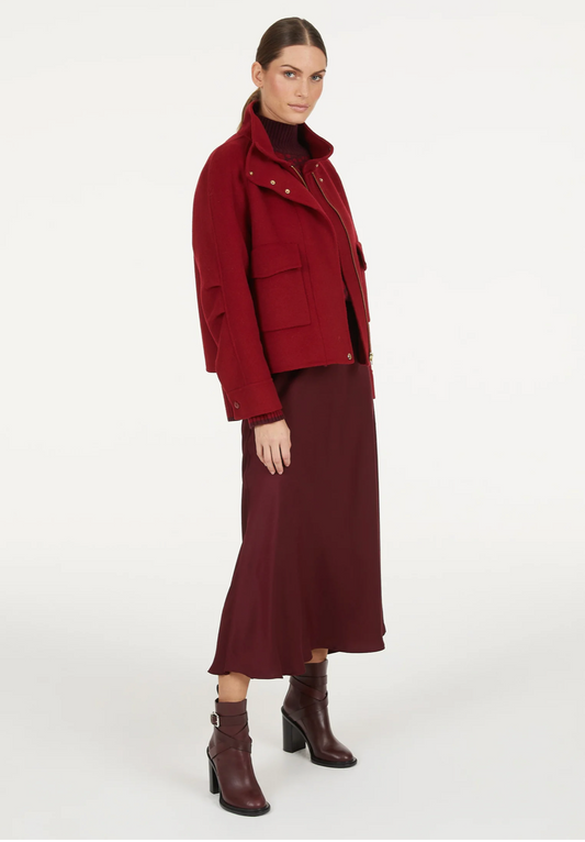 Marc Aurel Satin Maxi Skirt