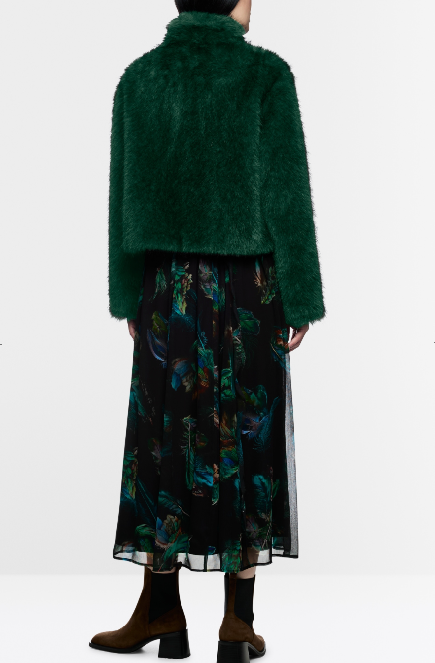 Marc Cain Cozy Faux Fur Jacket