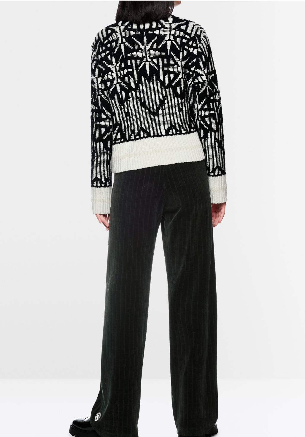 Marc Cain Chenille Wide Leg Trouser
