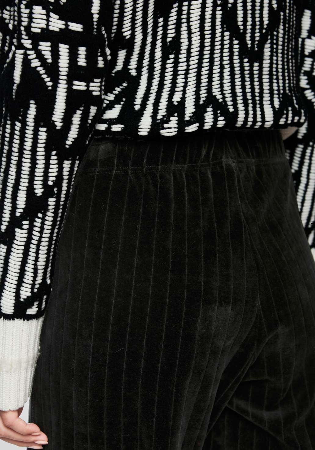 Marc Cain Chenille Wide Leg Trouser