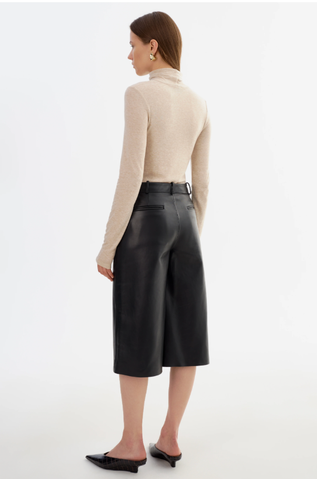 La Marque Lise Leather Shorts