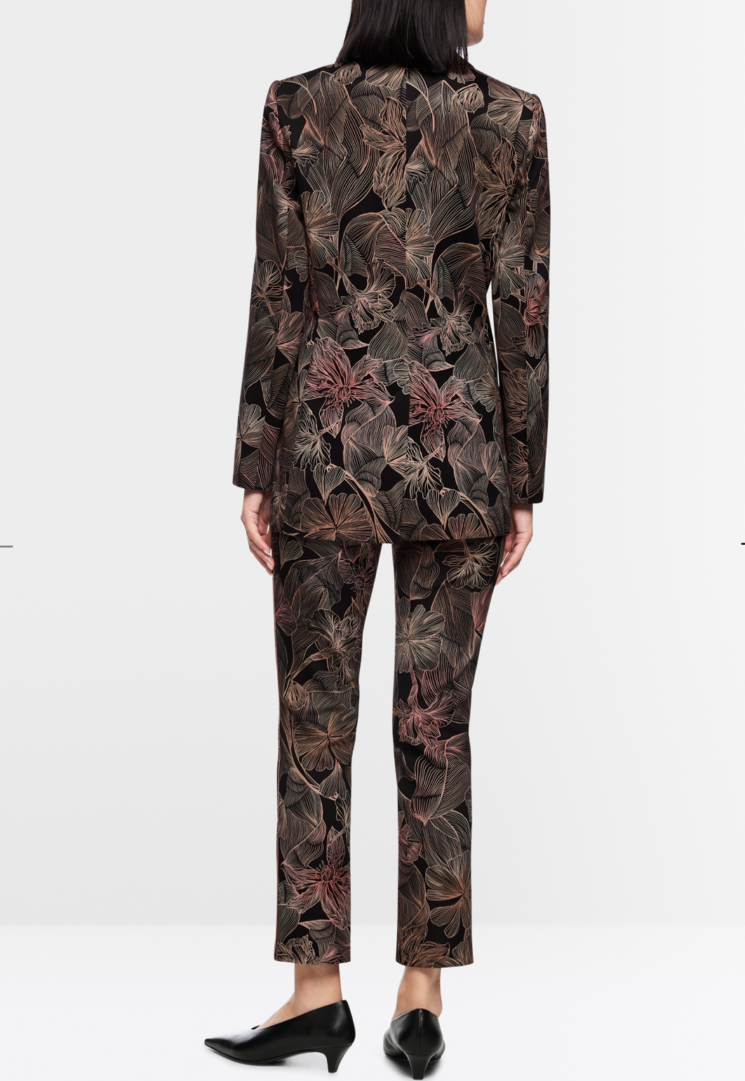Marc Cain Floral Scuba Blazer