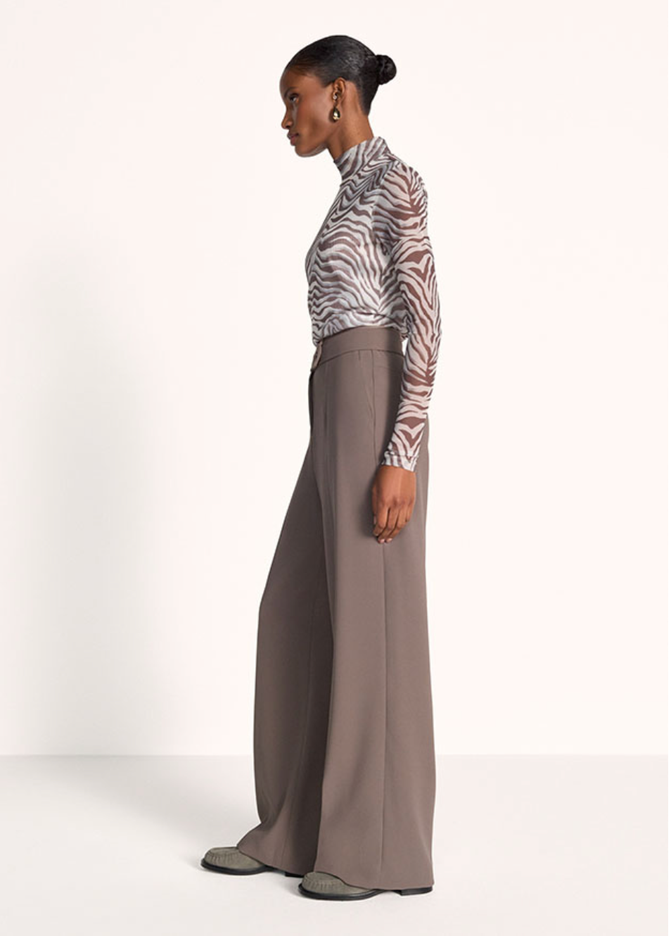 Riani Printed Sheer Top