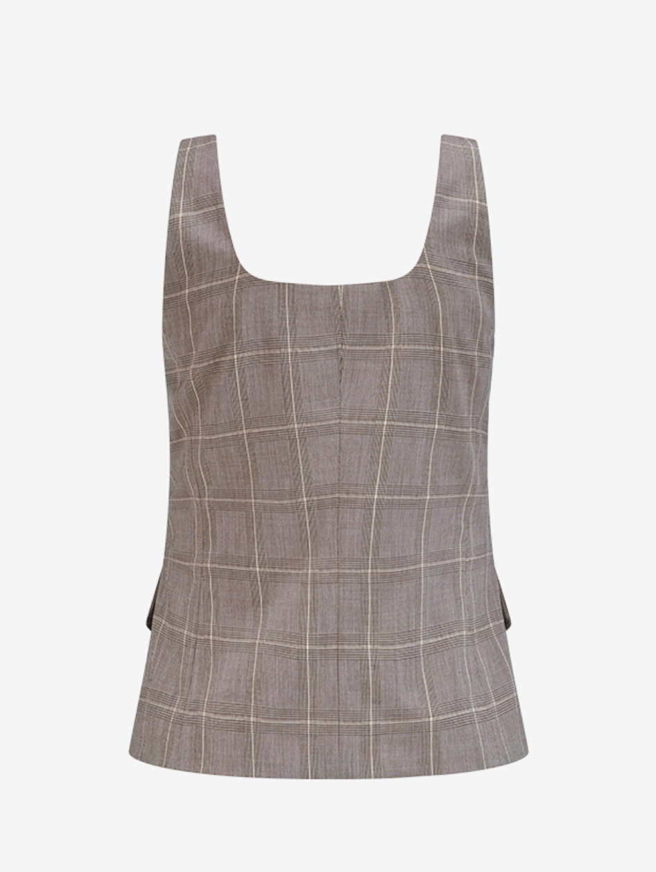 Riani Checked Vest