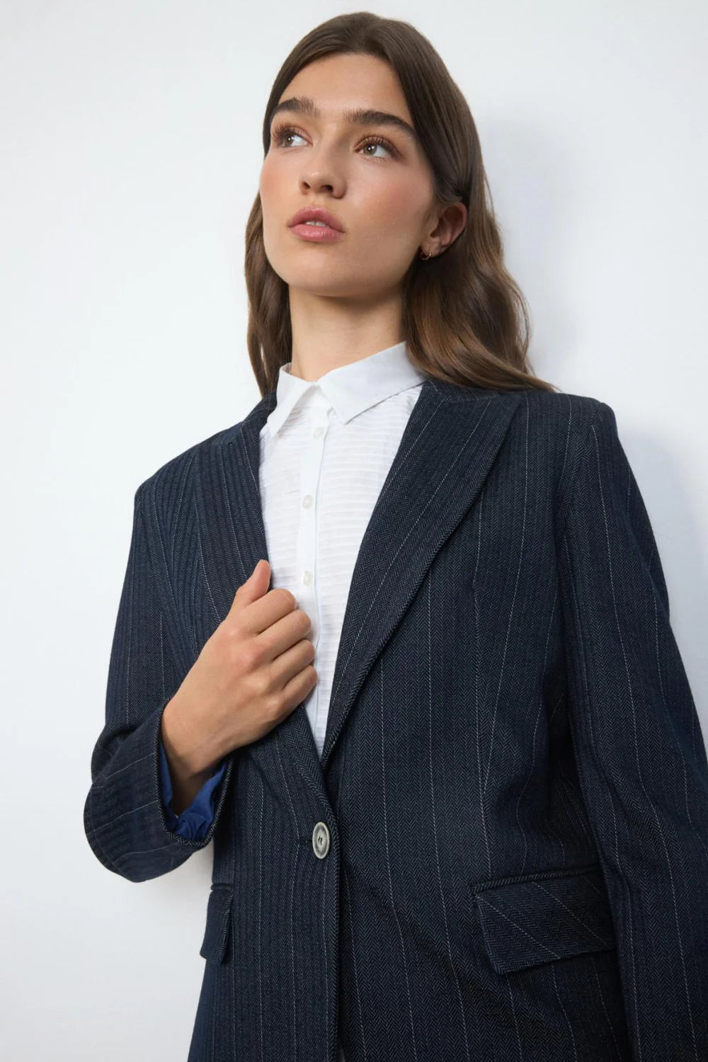 Tinta Pinstripe Blazer