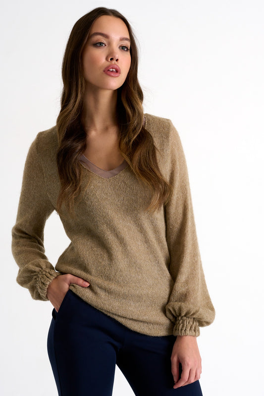 Shan Sweater with V-Neck