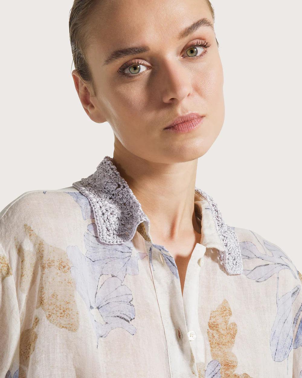 Seventy Printed Ramie Shirt