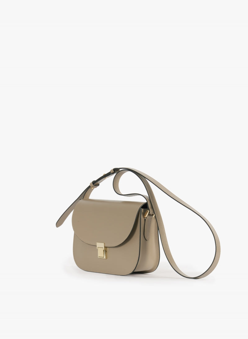 Cinzia Rocca Smooth Leather Shoulder Bag
