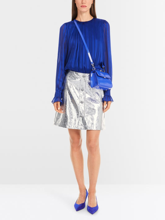 Marc Cain Silver Mini Skirt