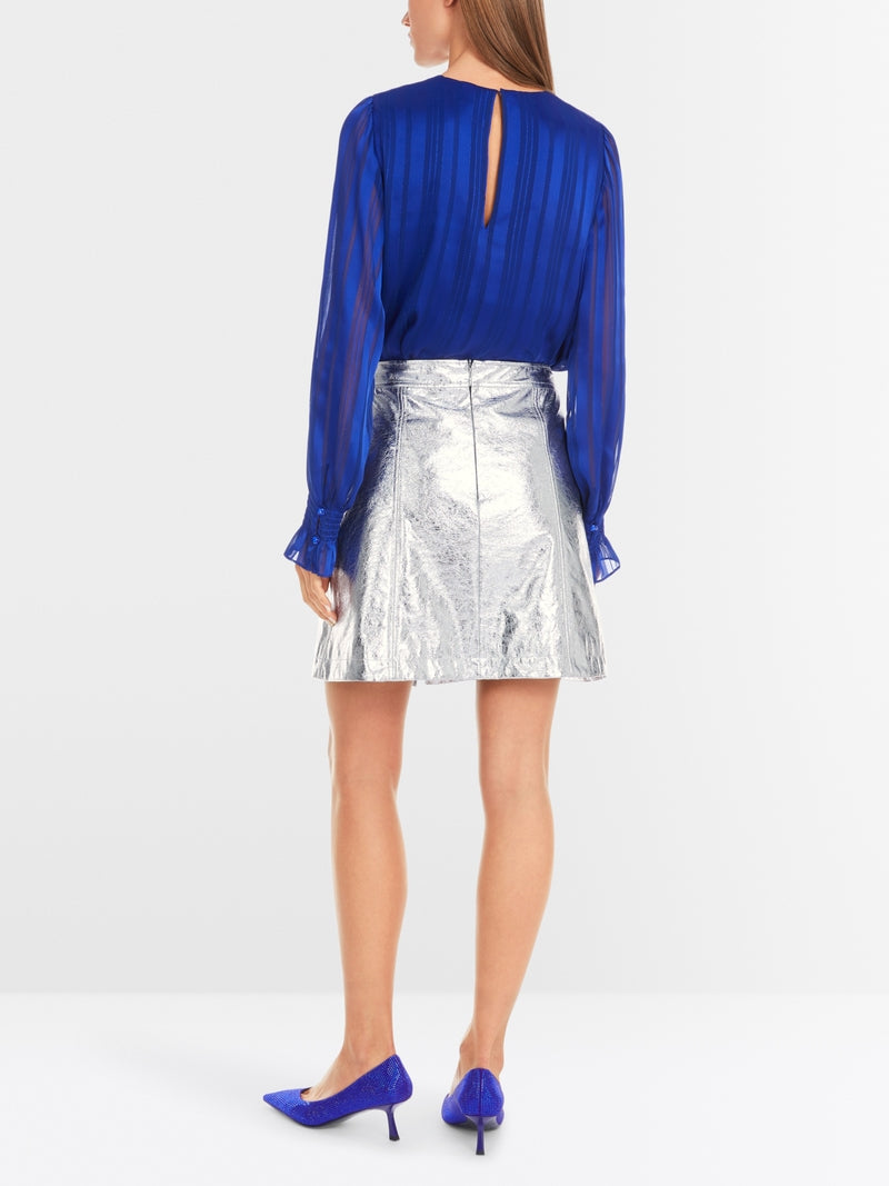 Marc Cain Silver Mini Skirt