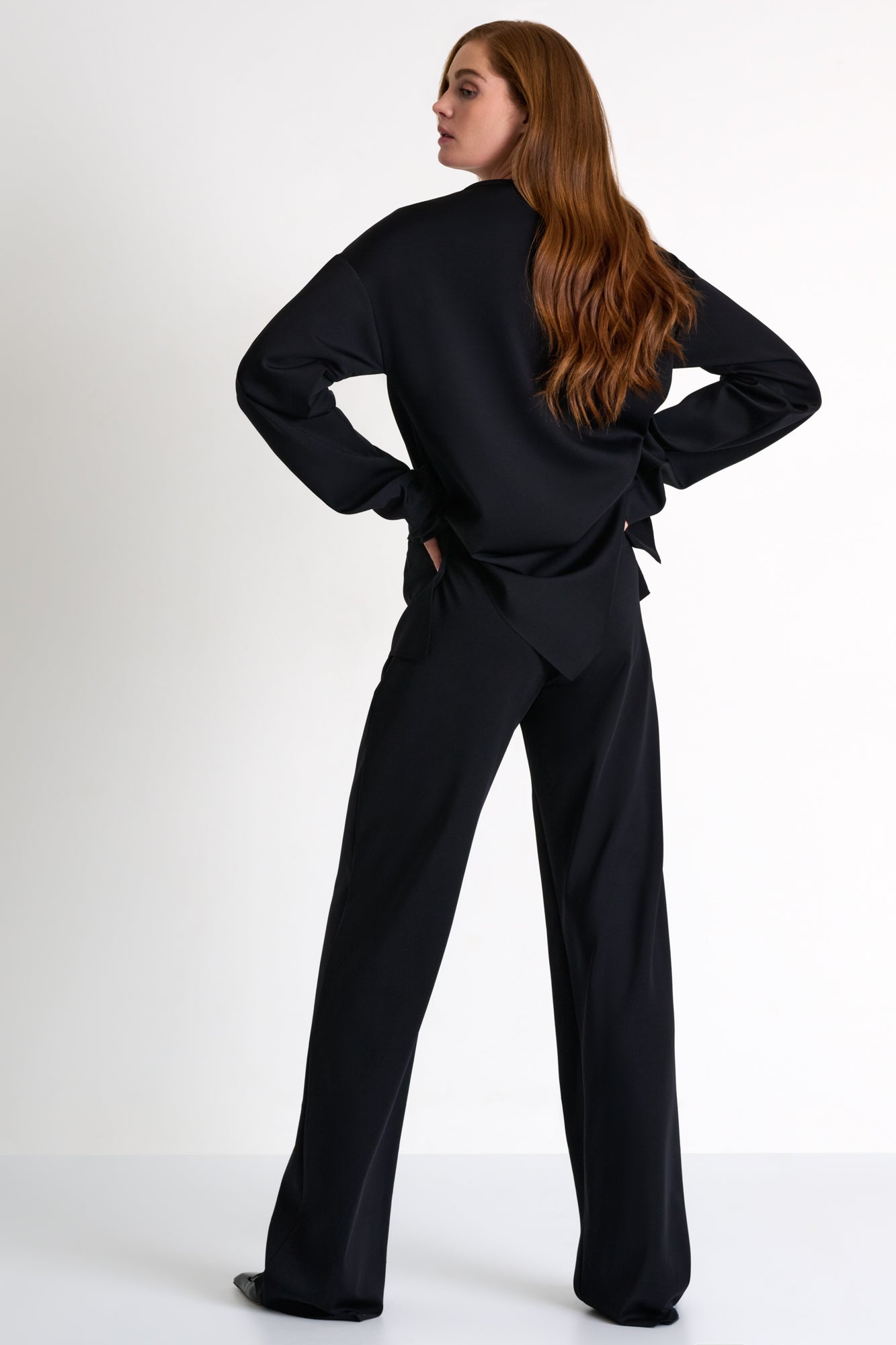Shan Tailored Wide-Leg Pant