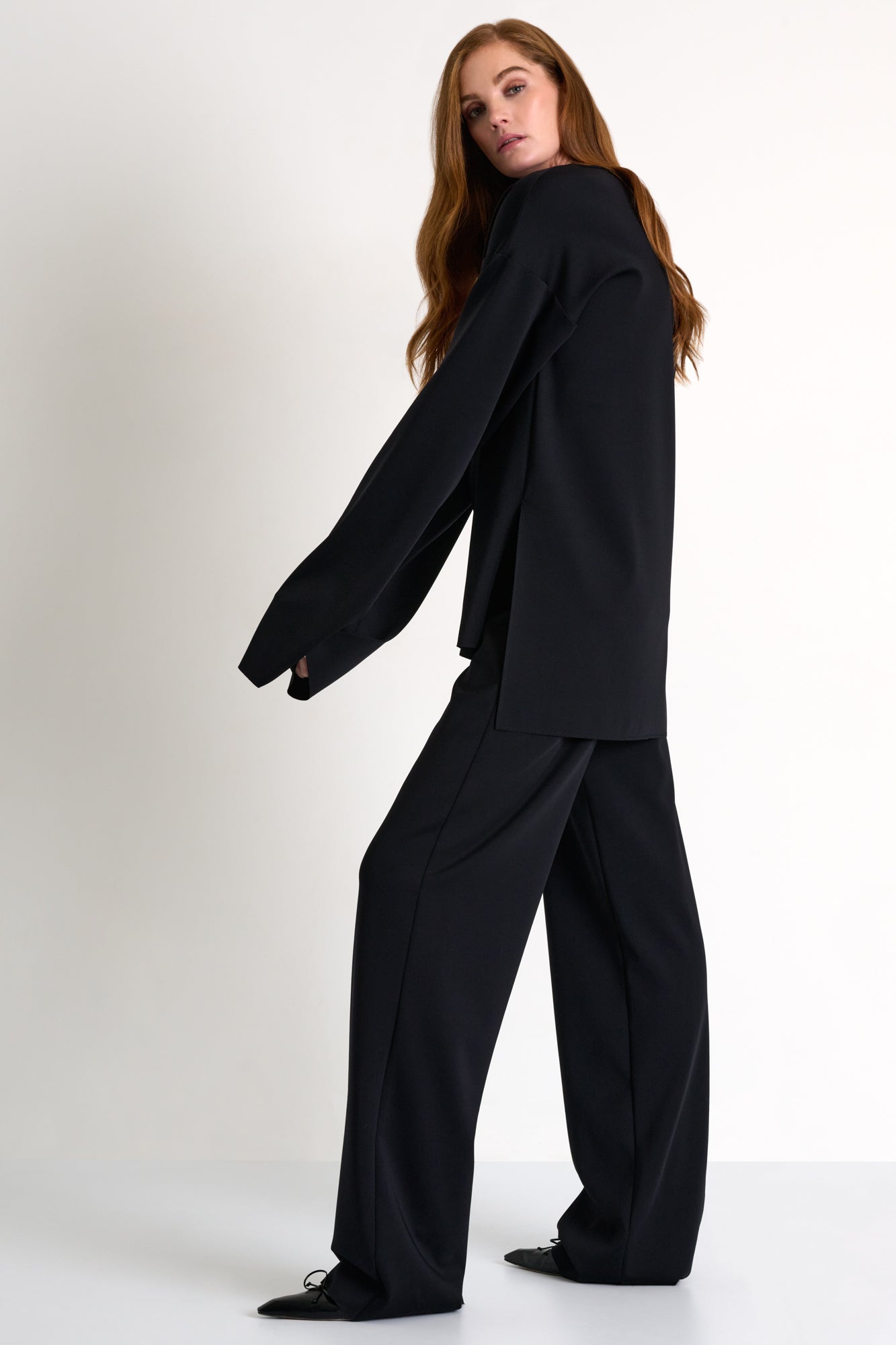 Shan Tailored Wide-Leg Pant
