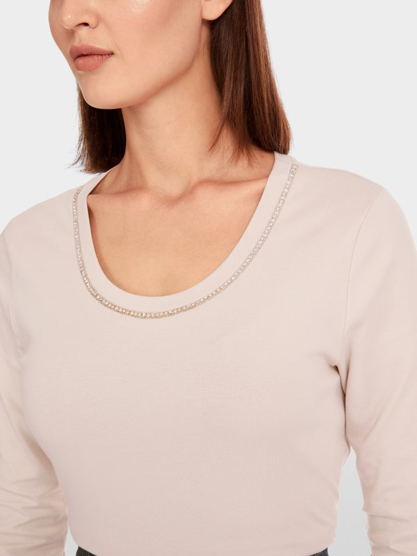 Marc Cain T-Shirt with Pearls