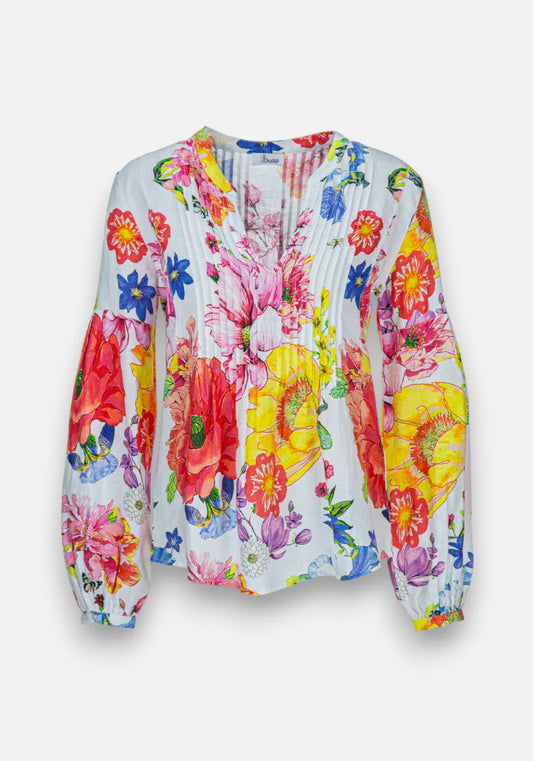 Frogbox Linen Floral Tunic