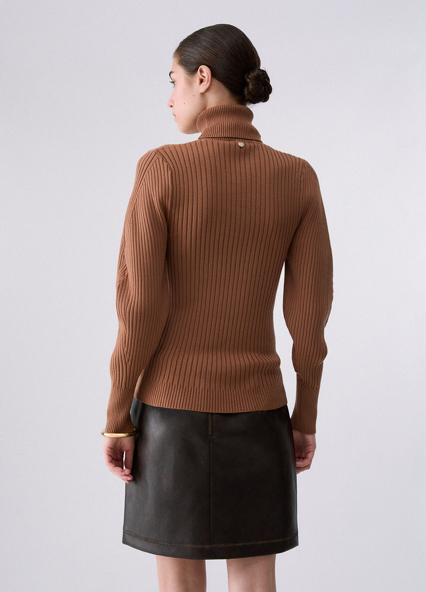 Liu Jo Turtleneck with Balloon Sleeve