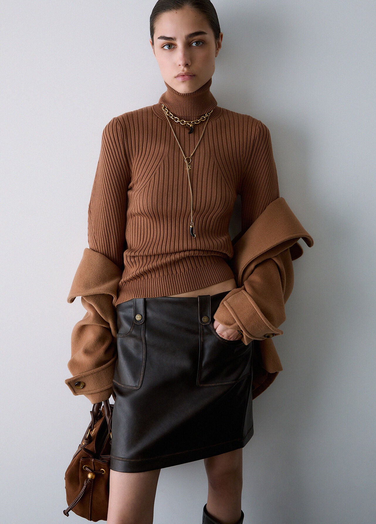 Liu Jo Turtleneck with Balloon Sleeve