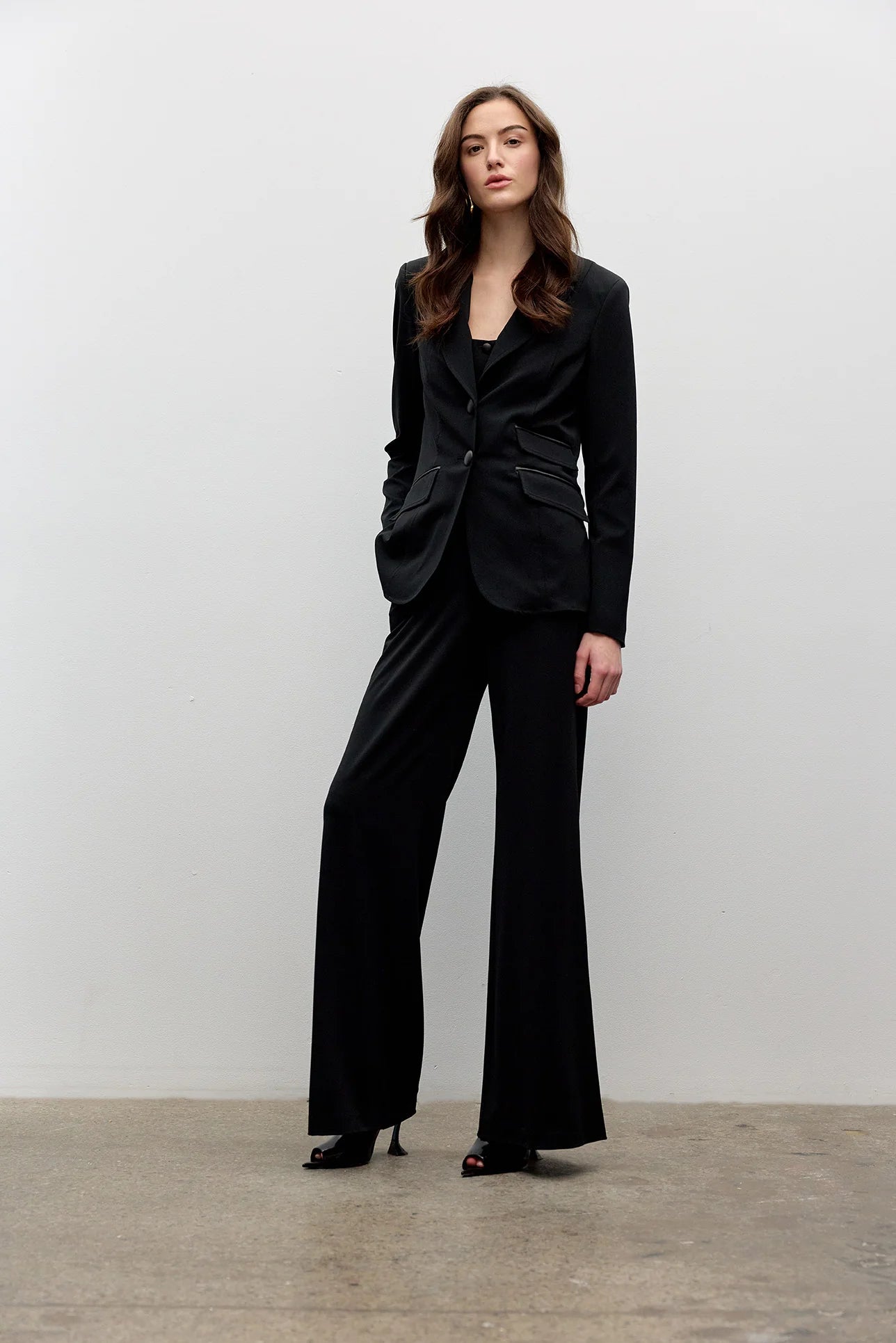 Iris Setlakwe Blazer with Vegan Leather