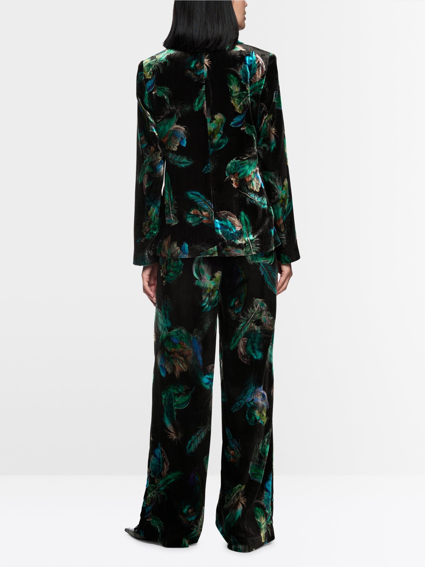 Marc Cain Velvet Print Trouser