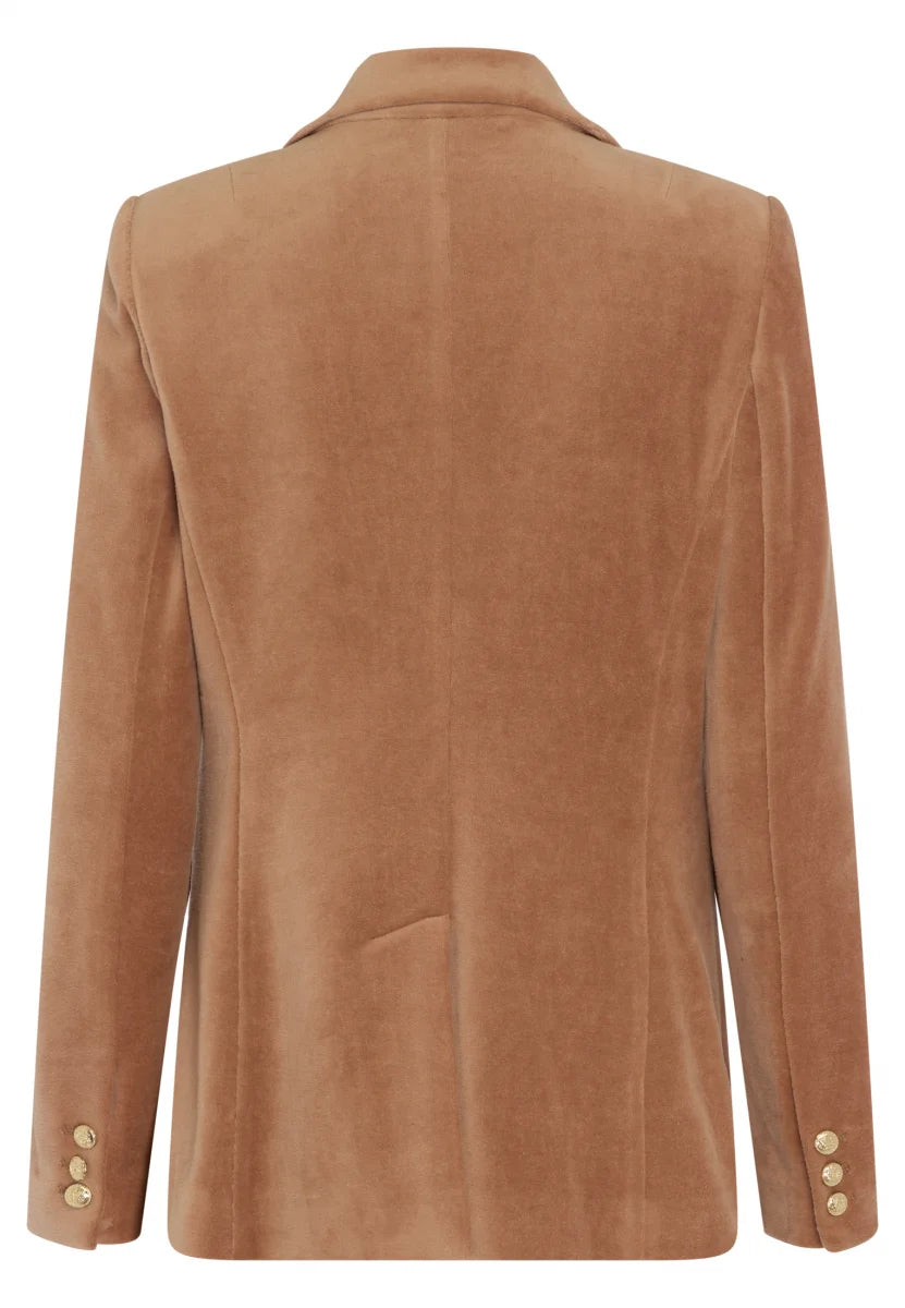 Marc Aurel Velvet Jersey Blazer