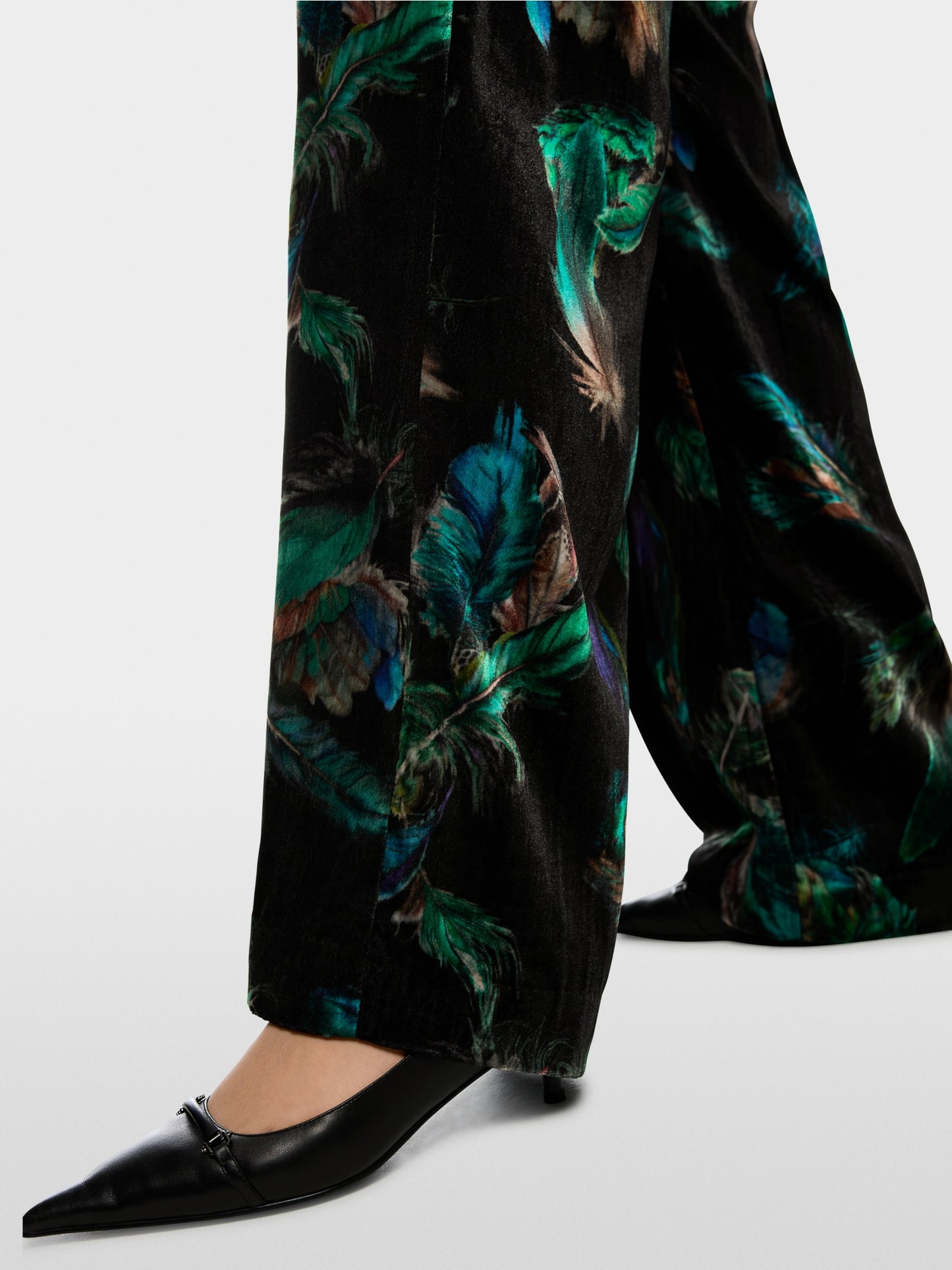 Marc Cain Velvet Print Trouser