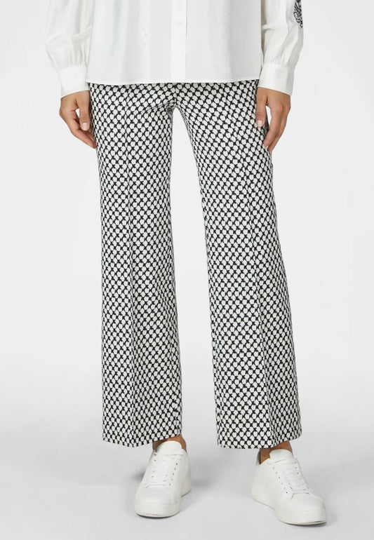 Marc Aurel Jacquard Pattern Pants