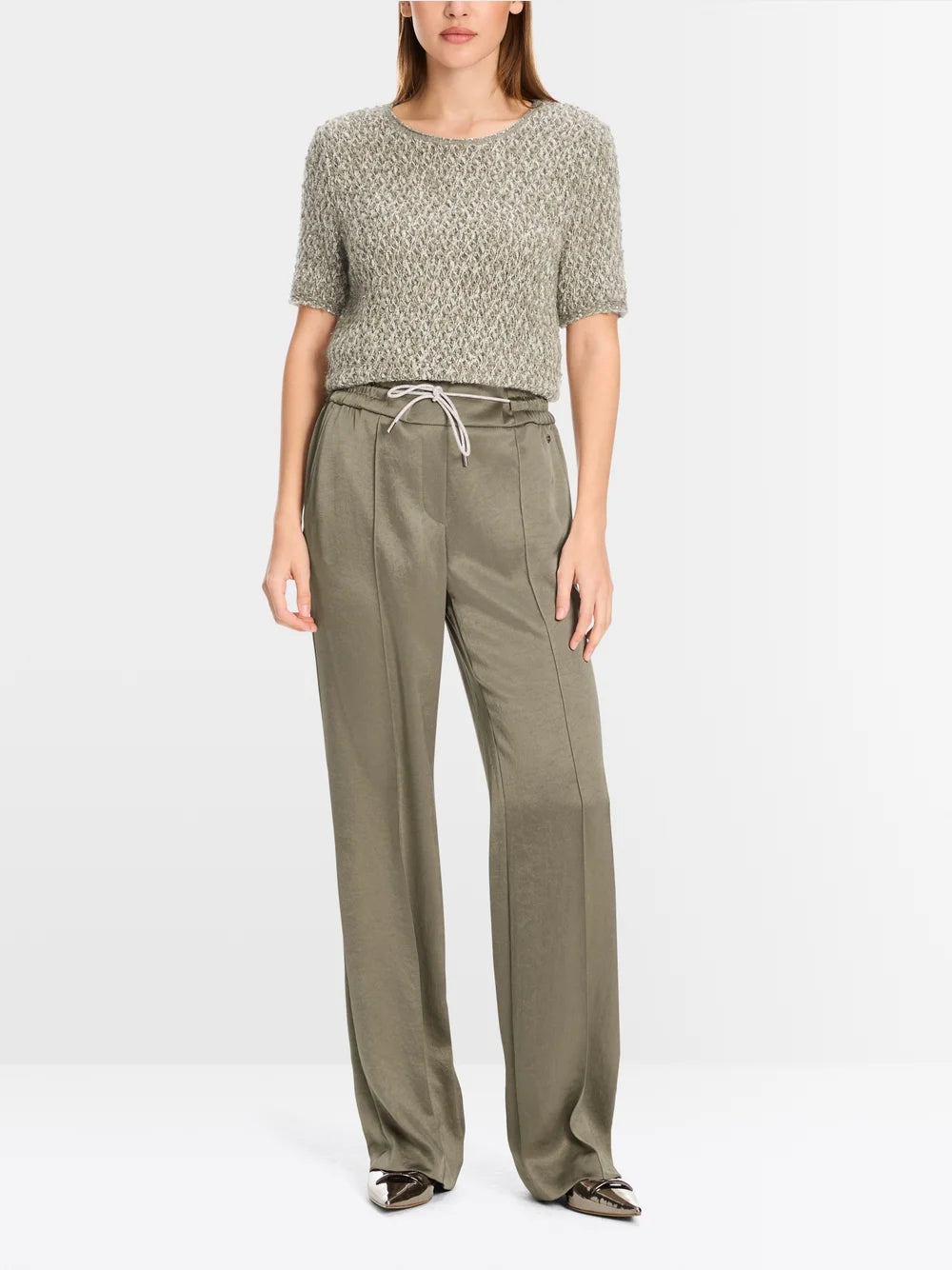 Marc Cain Pant with Rhinestone Belt