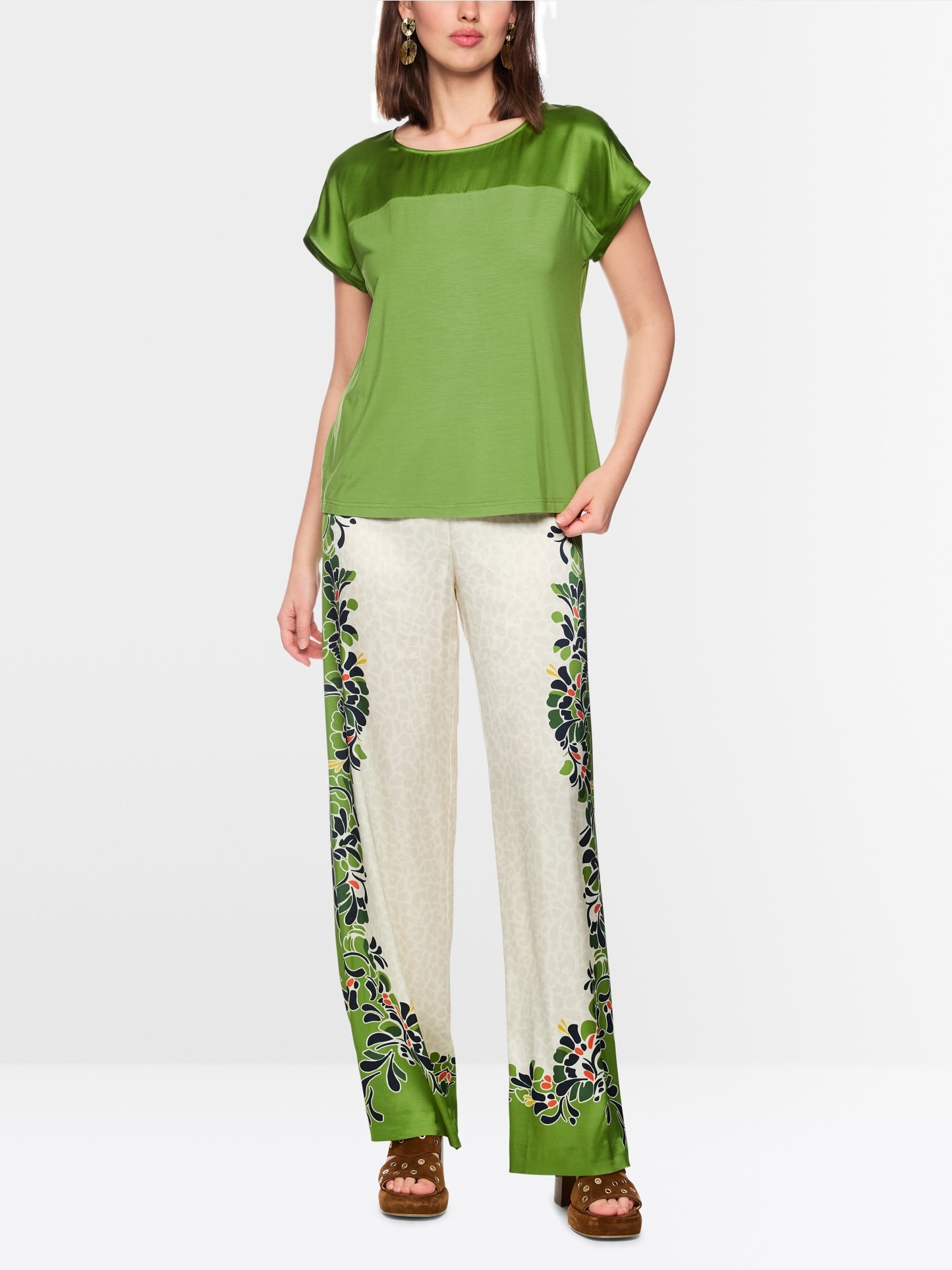 Marc Cain Silk/Jersey Top