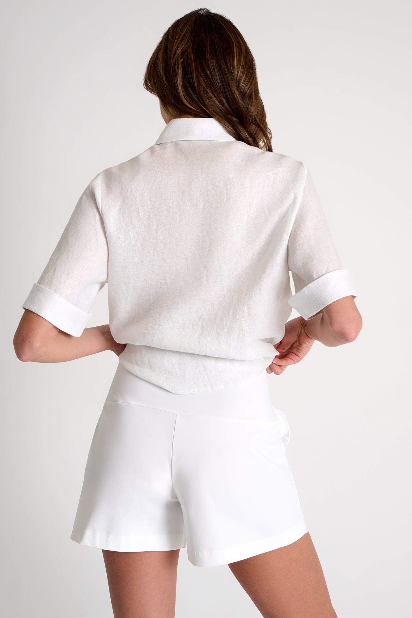 Shan Linen Lycra Shorts