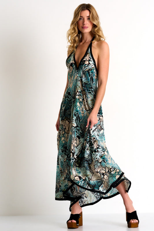 Shan Silk Maxi Dress