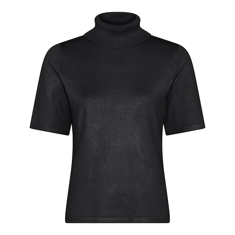 Micha Short Sleeve Knit Turtleneck