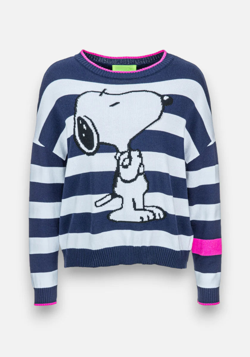 Snoopy Sweater with Stripes