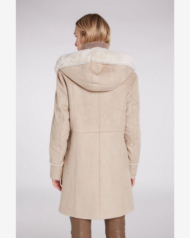 Oui Faux Fur Detailed Coat