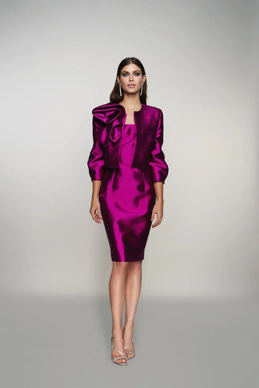 Fuchsia Jacket and Dress
