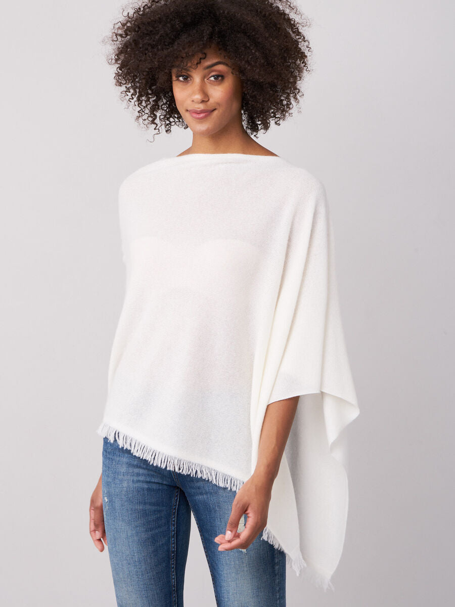 Repeat Organic Cashmere Knitted Poncho