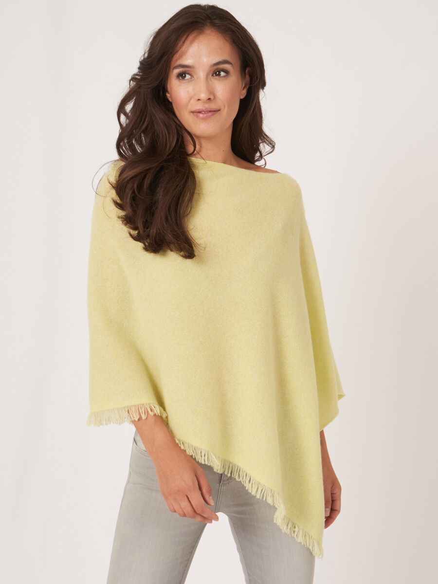 Repeat Organic Cashmere Knitted Poncho
