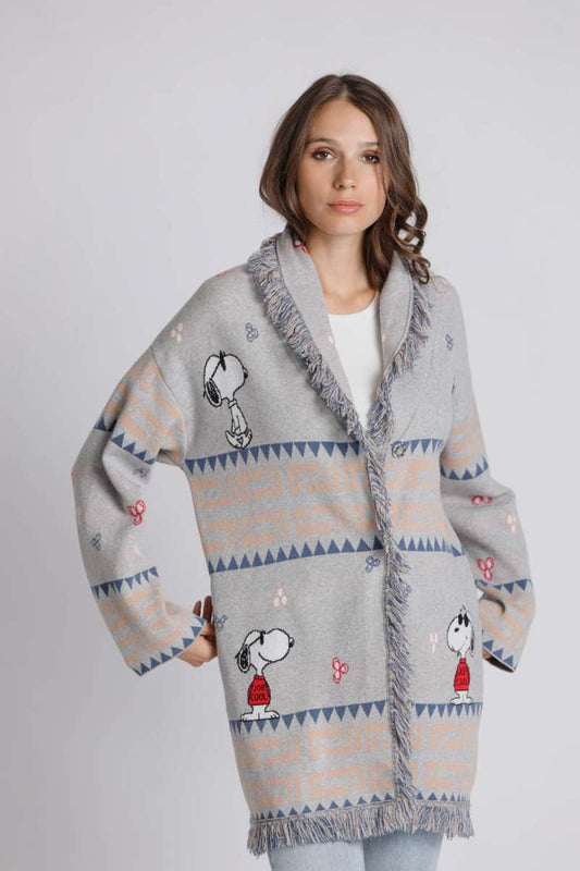 Snoopy Coat With Fringe