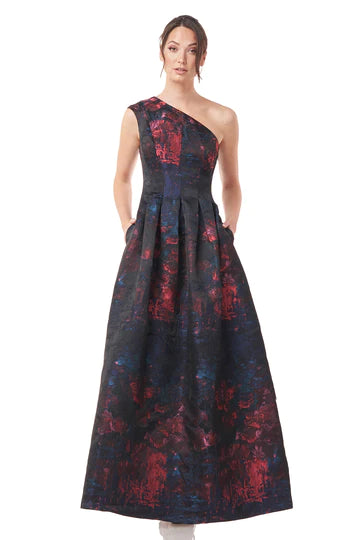 Kay Unger Teaberry Gown